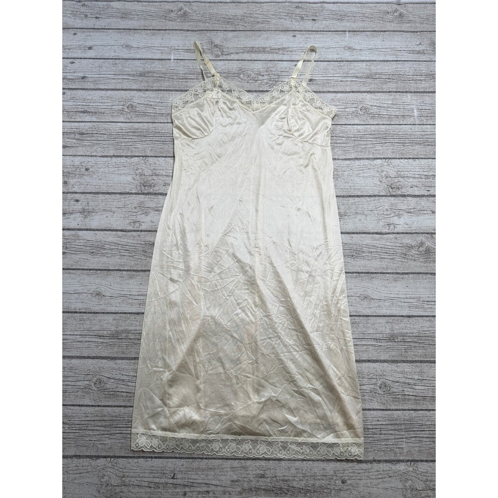 Vintage Janice Young Lingerie Women's 38 White Lace Trim Papillon Blanc Canada